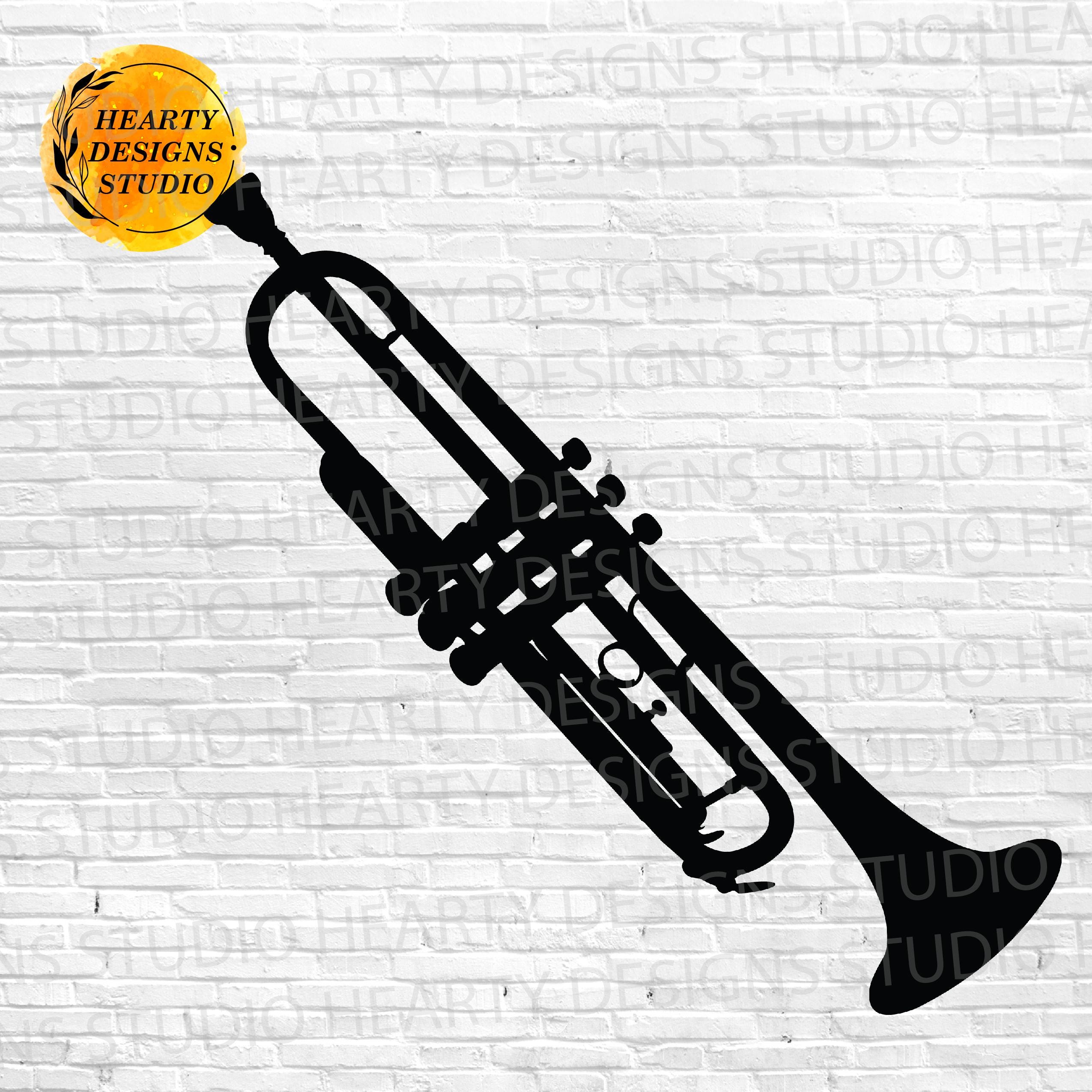Trumpet SVG Bundle: Cut Files for Silhouette Cricut (digital Download ...