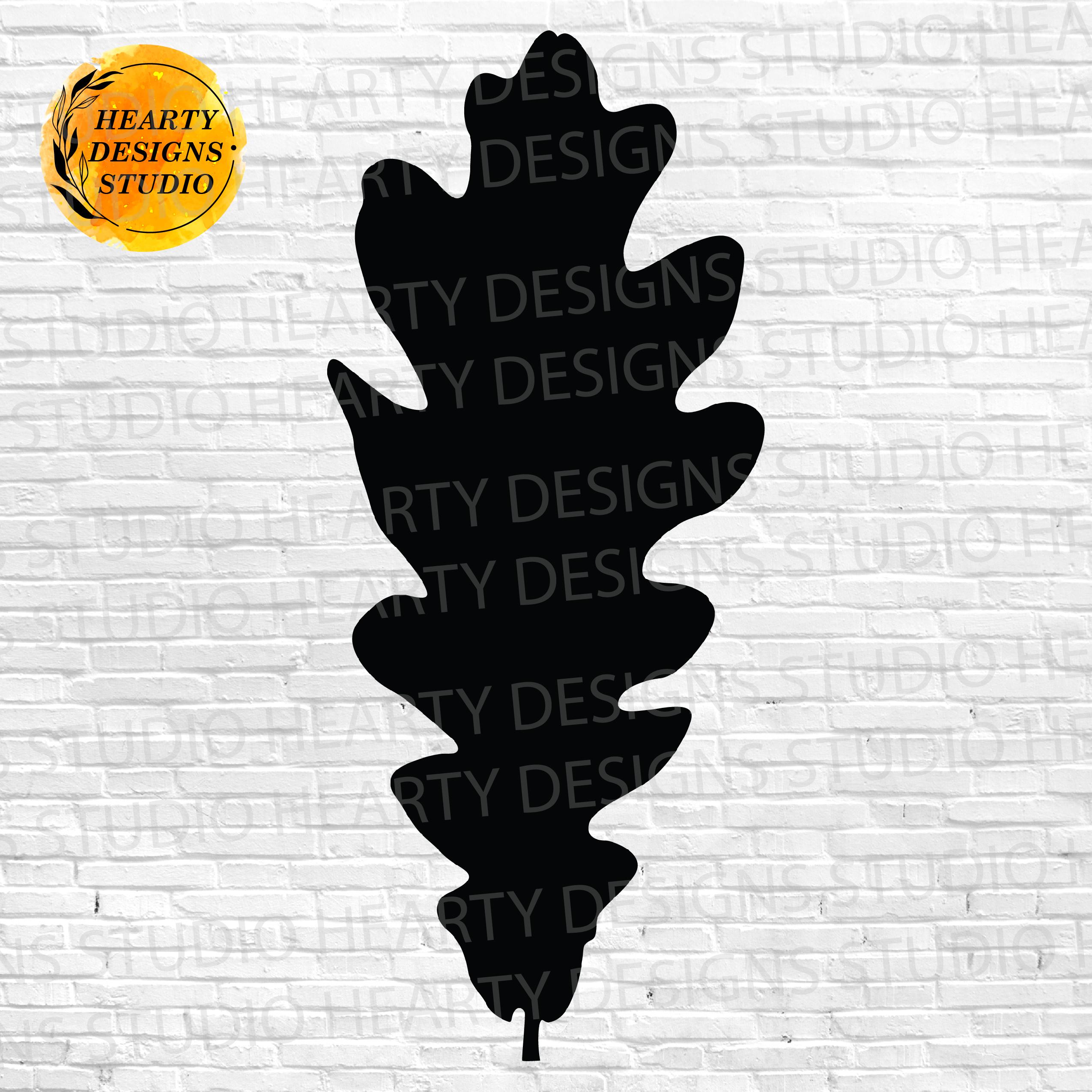 Oak Leaf SVG Bundle: Cut Files for Silhouette Cricut (digital Download ...