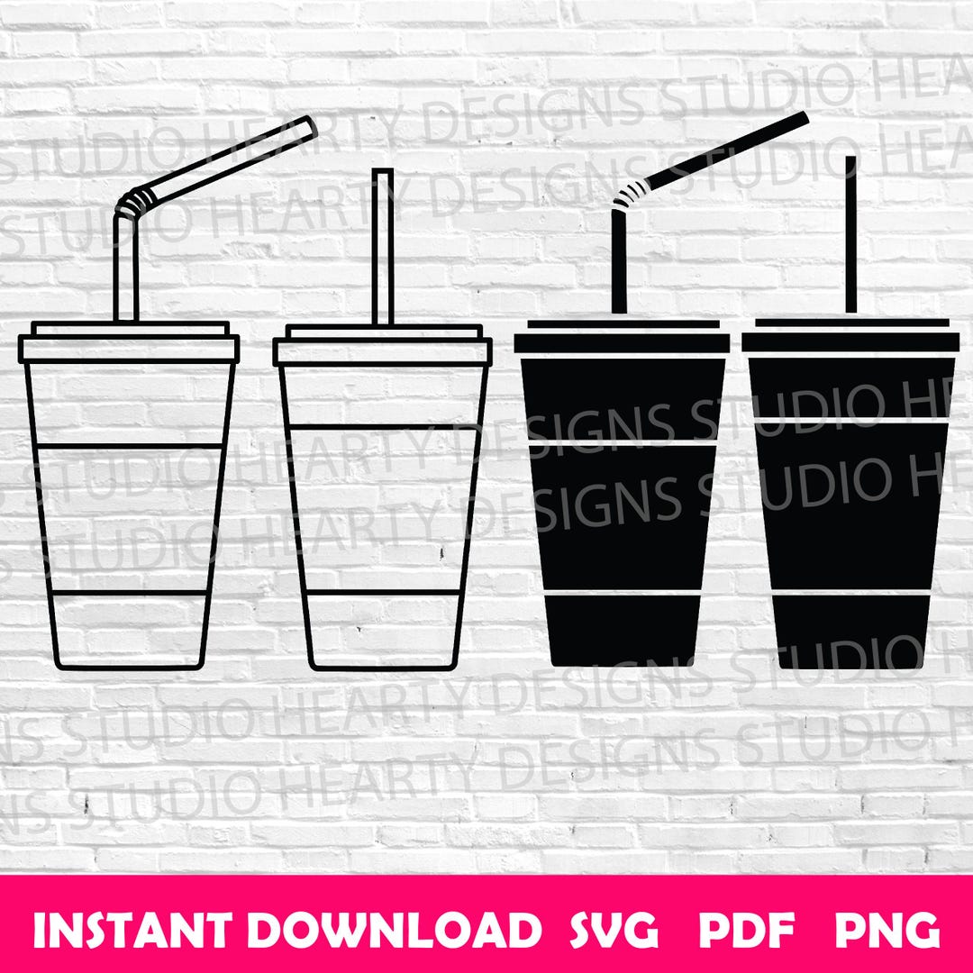 Paper Cup Svg Cup of Soft Drink Svg Soda Cup Svg Soft Drink Cup Cricut ...
