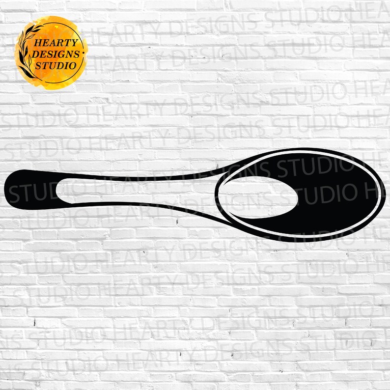 Watermark Spoon Soup Spoon SVG Bundle: Vector Clipart Cut Files (digital Download) - Etsy