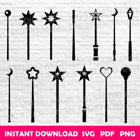 Magic Wand svg Magic Stick svg Magic Stick Cricut Fairy Stick svg Fairy  wand Magic Stick Vector Magic Wand silhouette Magic wand svg bundle