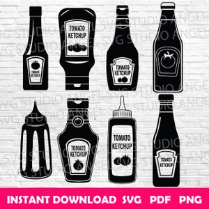 Ketchup svg Ketchup Bottle svg Ketchup Cricut svg Ketchup Bottle svg cut files Tomato Ketchup svg Ketchup Vector Ketchup Bottle svg bundle