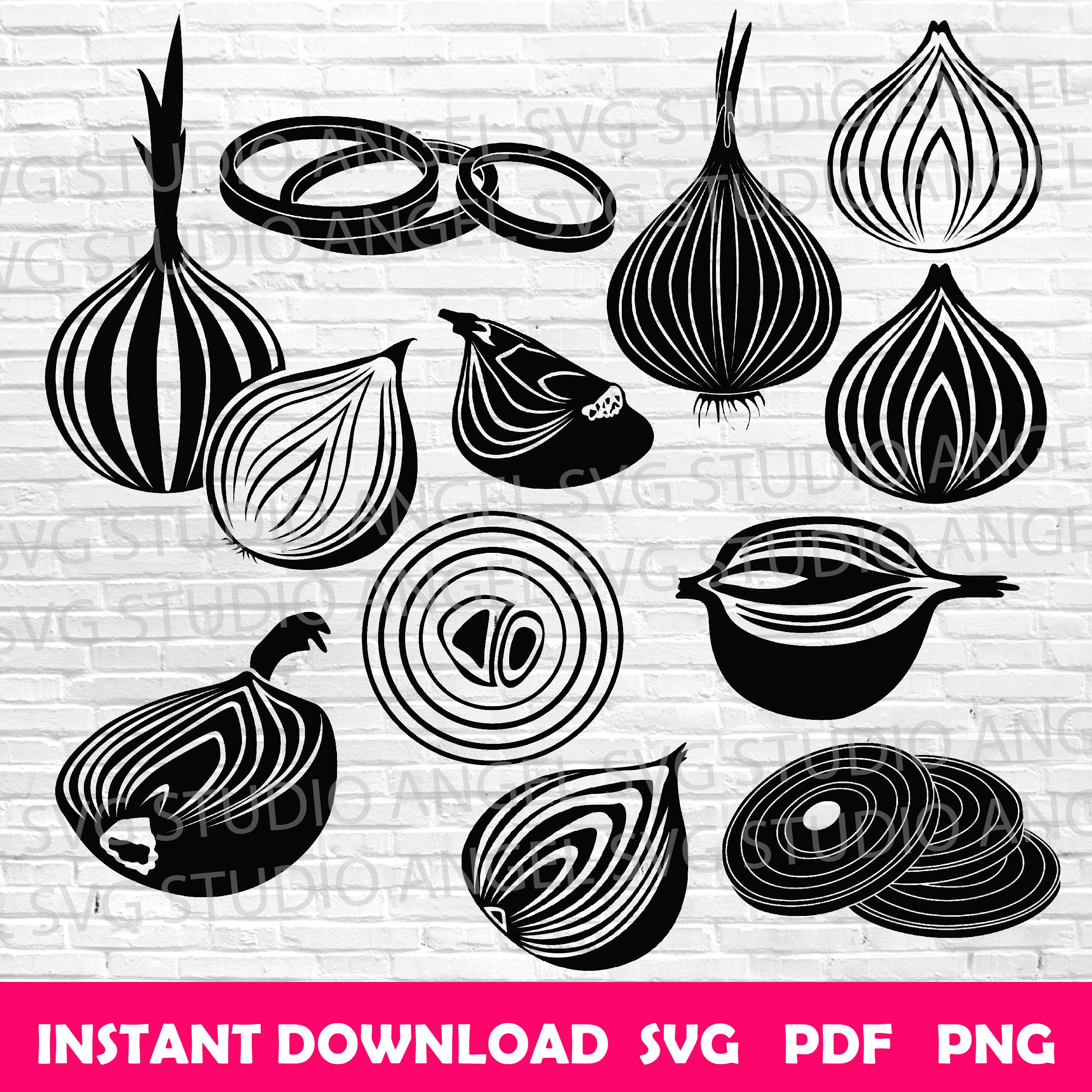 Onion Svg Onions Svg Onion Cricut Svg Onion Svg Cut Files Onion Vector