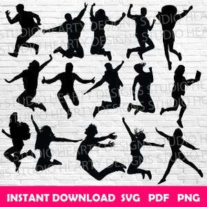 Jumping People svg Jumping People Cricut Jumping People svg bundle Jumping People silhouette Jumping People svg cut People Jumping svg Jump