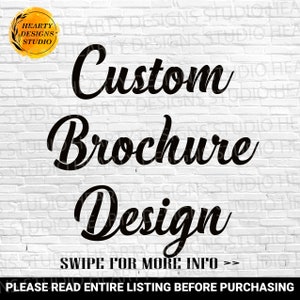 Custom Brochure Design: Professional Graphic Design (Digital)