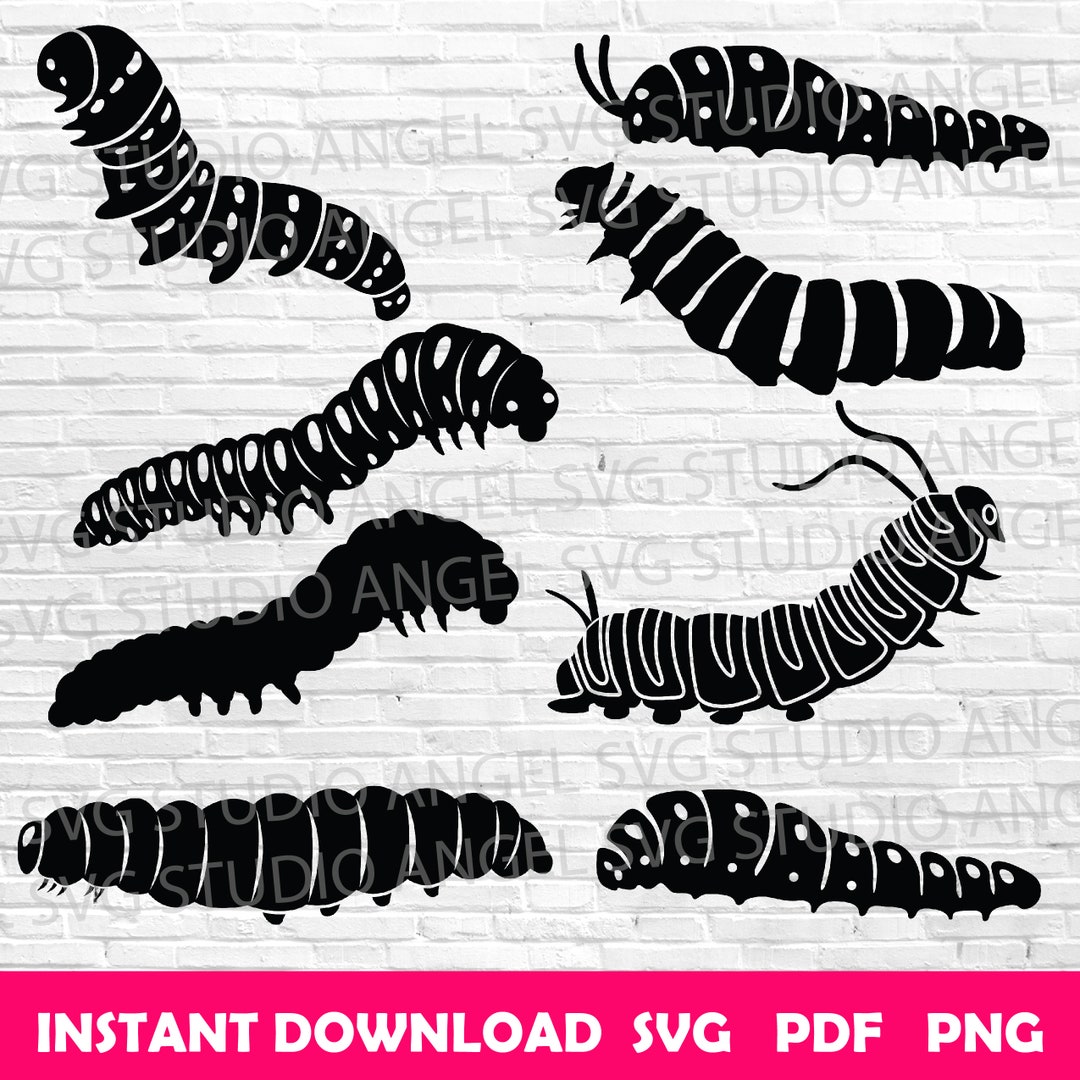 Caterpillar Svg Caterpillar Cricut Svg Caterpillar Svg Bundle