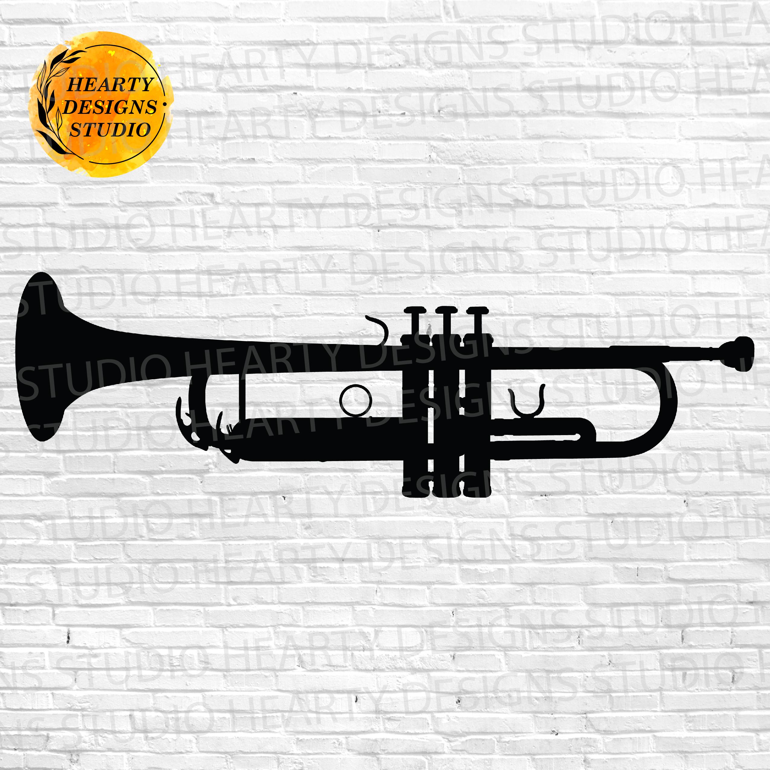 Trumpet SVG Bundle: Cut Files for Silhouette Cricut (digital Download ...