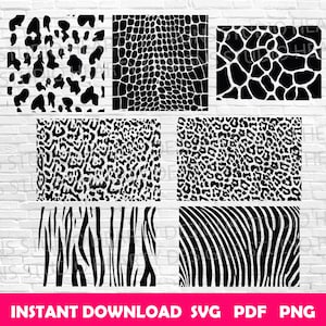 Animal skin Pattern svg Animal Print svg Wild Animal Print svg Animal Print Cricut Animal Print silhouette Animal Print svg cut Animal Print