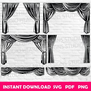 Sipario in formato svg Sipario teatrale in formato svg Sipario Cricut Sipario in formato svg bundle Sipario in formato svg silhouette Sipario in formato svg file di taglio