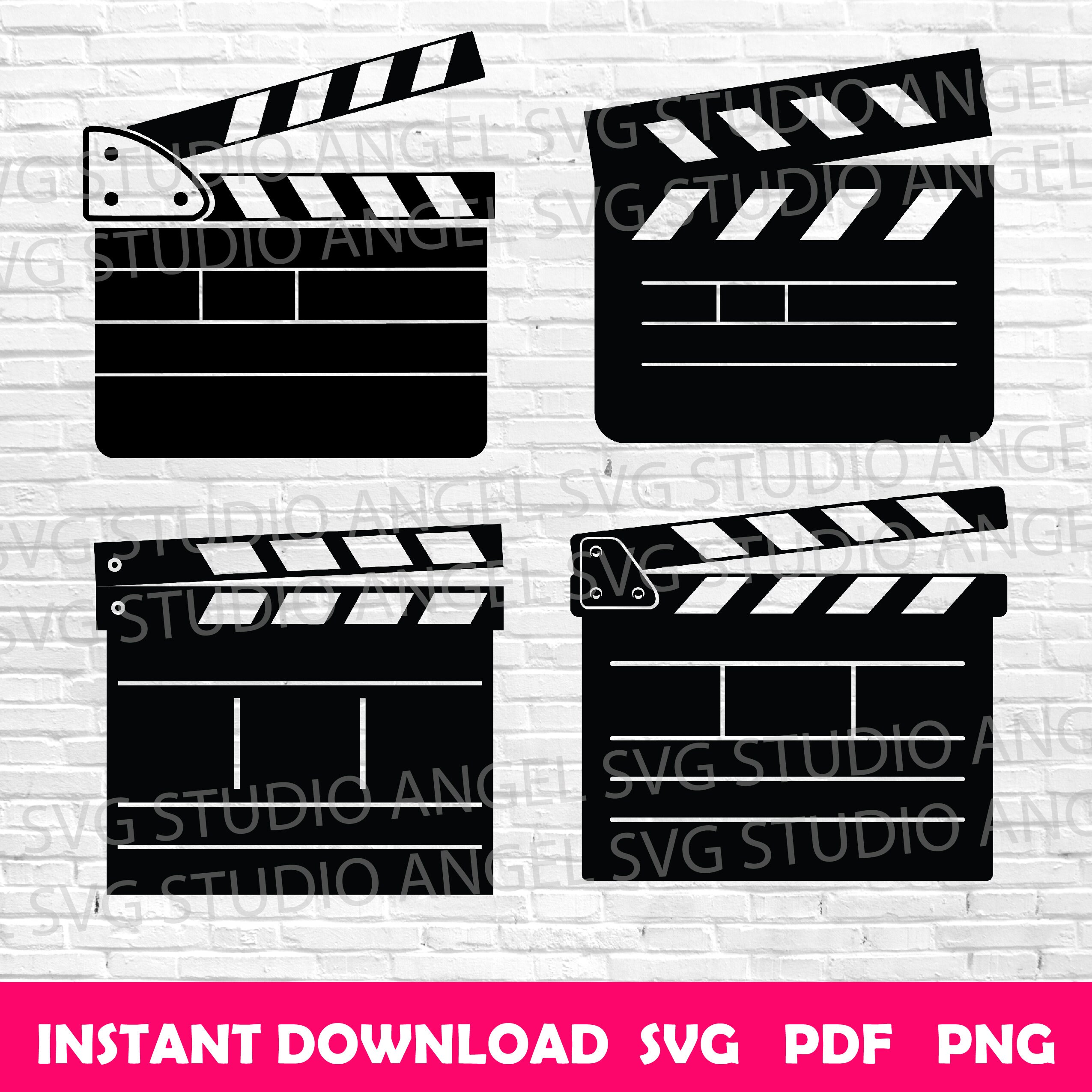 Clapperboard Svg Clapboard Svg Clapperboard Svg Bundle Clapperboard