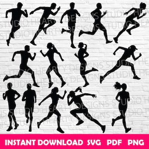 Jogger svg Jogger Cricut Jogger svg bundle Jogger svg cut file Jogger silhouette Jogger Clipart Jogger Vector Fitness svg Jogging people svg