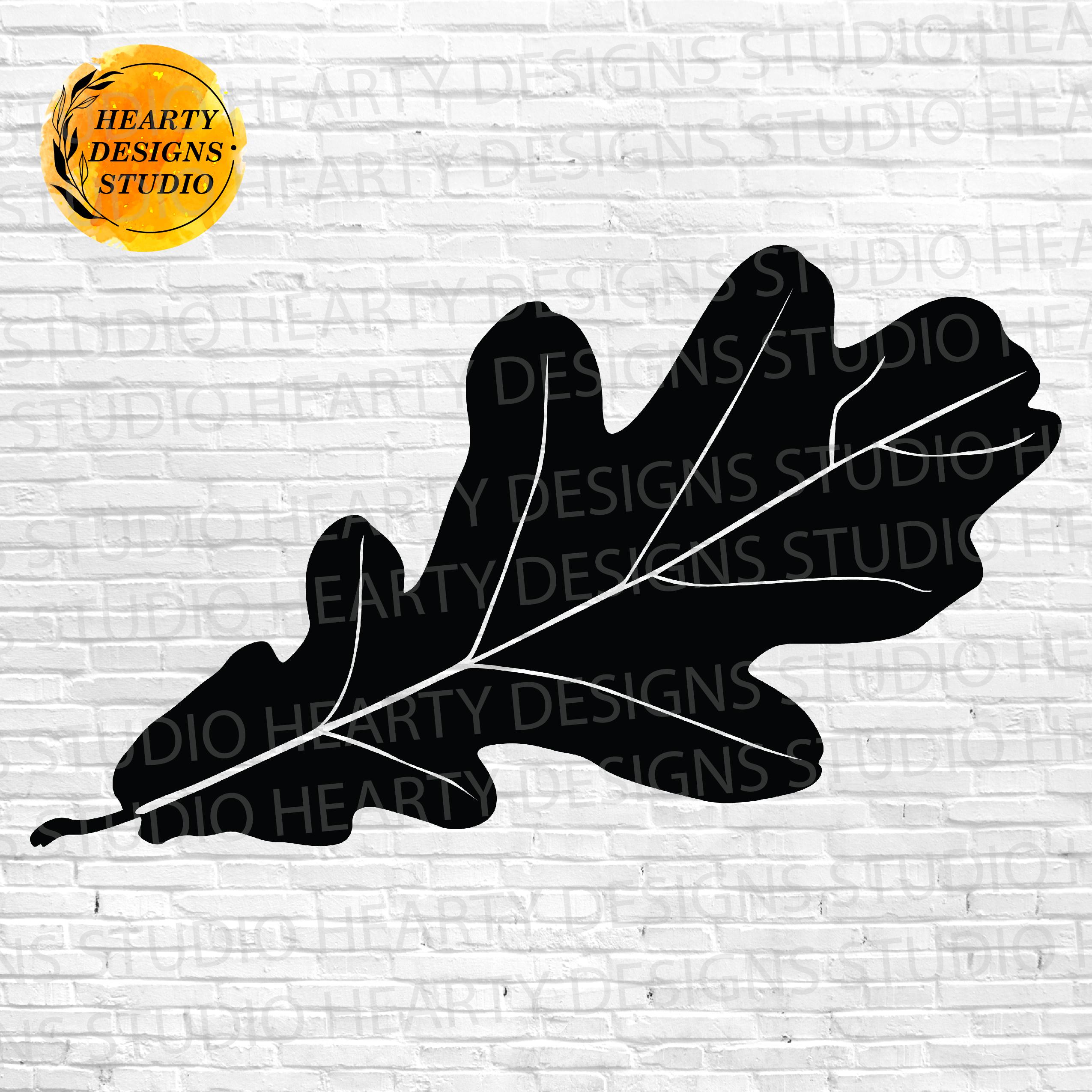Oak Leaf SVG Bundle: Cut Files for Silhouette Cricut (digital Download ...