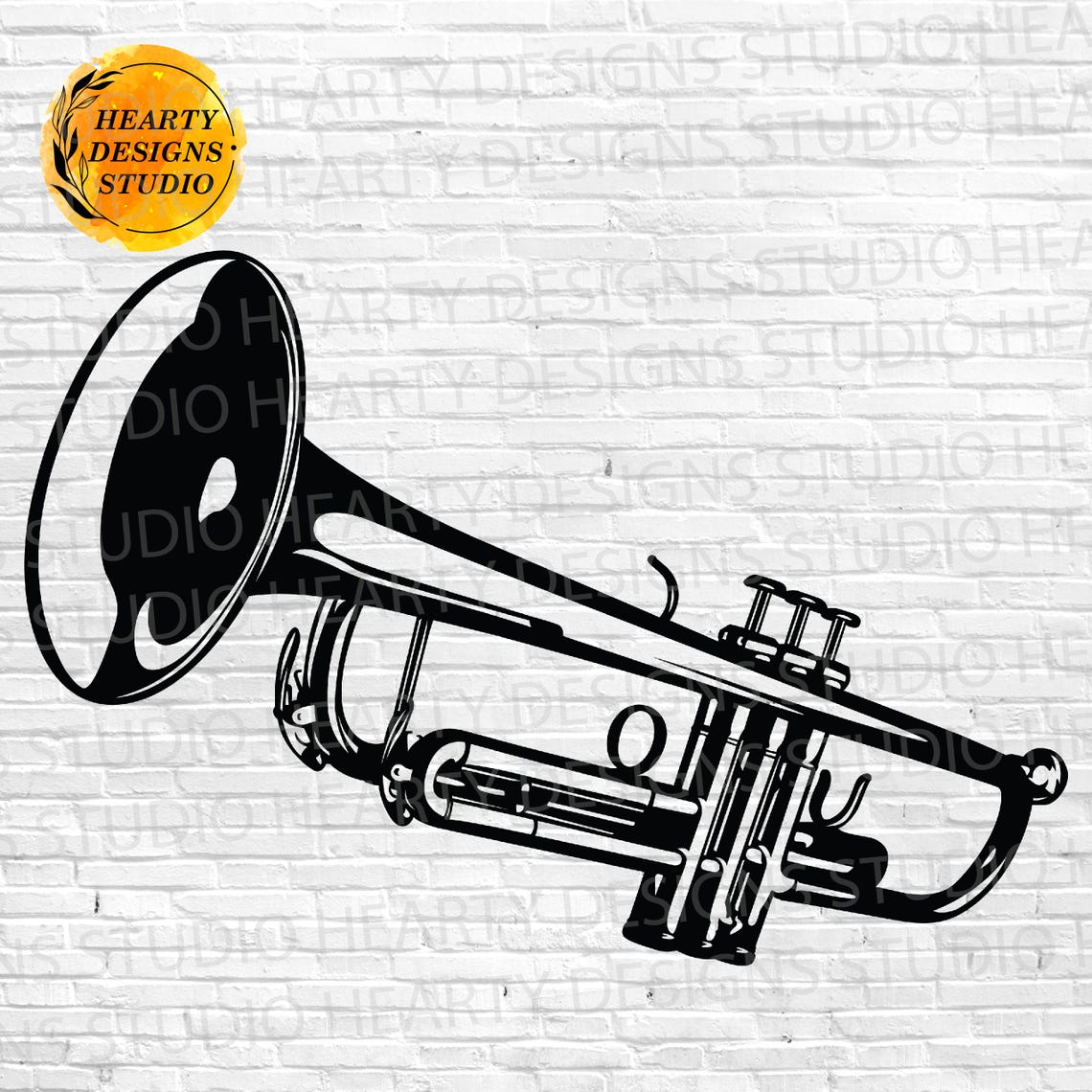 Trumpet SVG Bundle: Cut Files for Silhouette Cricut (digital Download ...