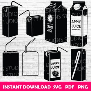 Juice Box svg Juice Carton svg Juice Box Cricut Juice Box svg cut files Juice Box silhouette Juice Box svg bundle Juice Box vector Juice Box