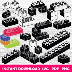 Building Bricks svg Block Building game svg Bricks Building Cricut Building Blocks svg Building Blocks game svg Building Blocks Vector