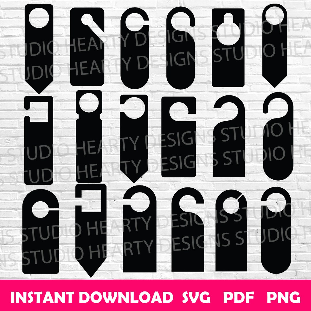 Door Hanger Svg Door Hanger Cricut Door Hanger Vector Door Hanger Svg