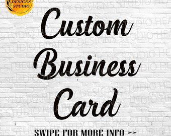 Custom Business Card Design Custom Business Card Custom Graphic Design Customize business cards Modern and Professional Business card Design