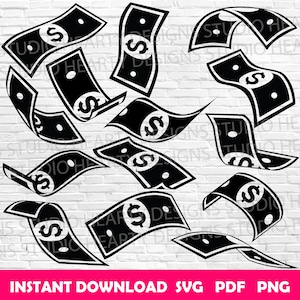 Dollari svg Dollaro banconota svg Dollari Cricut Dollari Clipart Dollari Vettore Dollaro svg file di taglio Dollaro banconota svg taglio Dollaro banconota silhouette