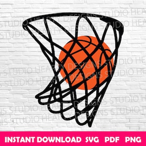 Basketball Hoop svg Basketball Hoop Cricut Basketball Rim svg Basketball Goal svg Basketball Hoop svg cut file Basketball Rim silhouette