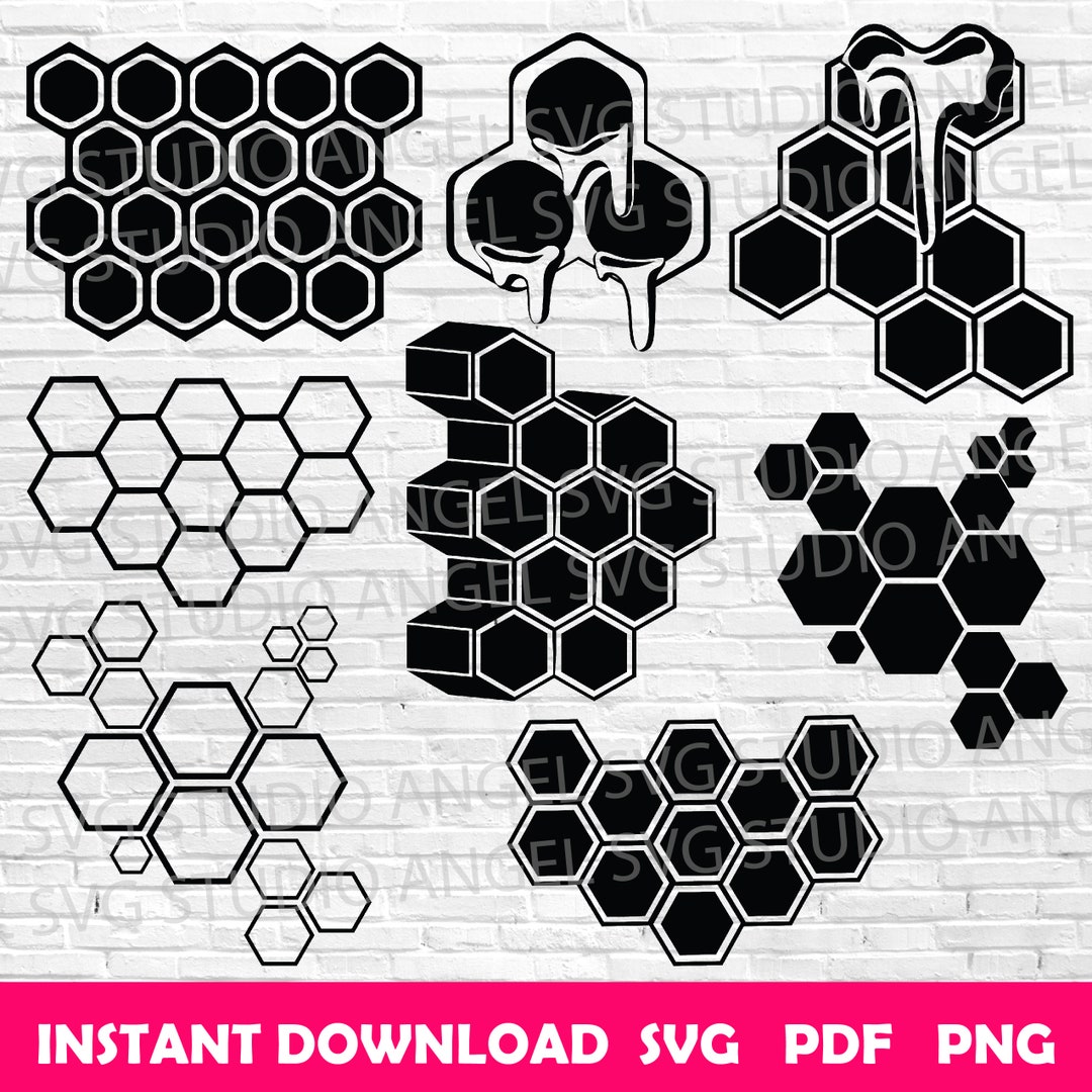 Honeycomb Svg Honeycomb Cricut Svg Honeycomb Vector Honeycomb Svg Cut