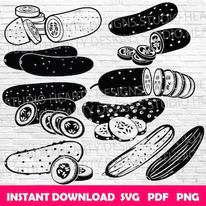 Svg concombre concombre Cricut svg concombre svg couper des fichiers concombre vecteur svg concombre svg bundle concombre silhouette svg concombre clipart svg