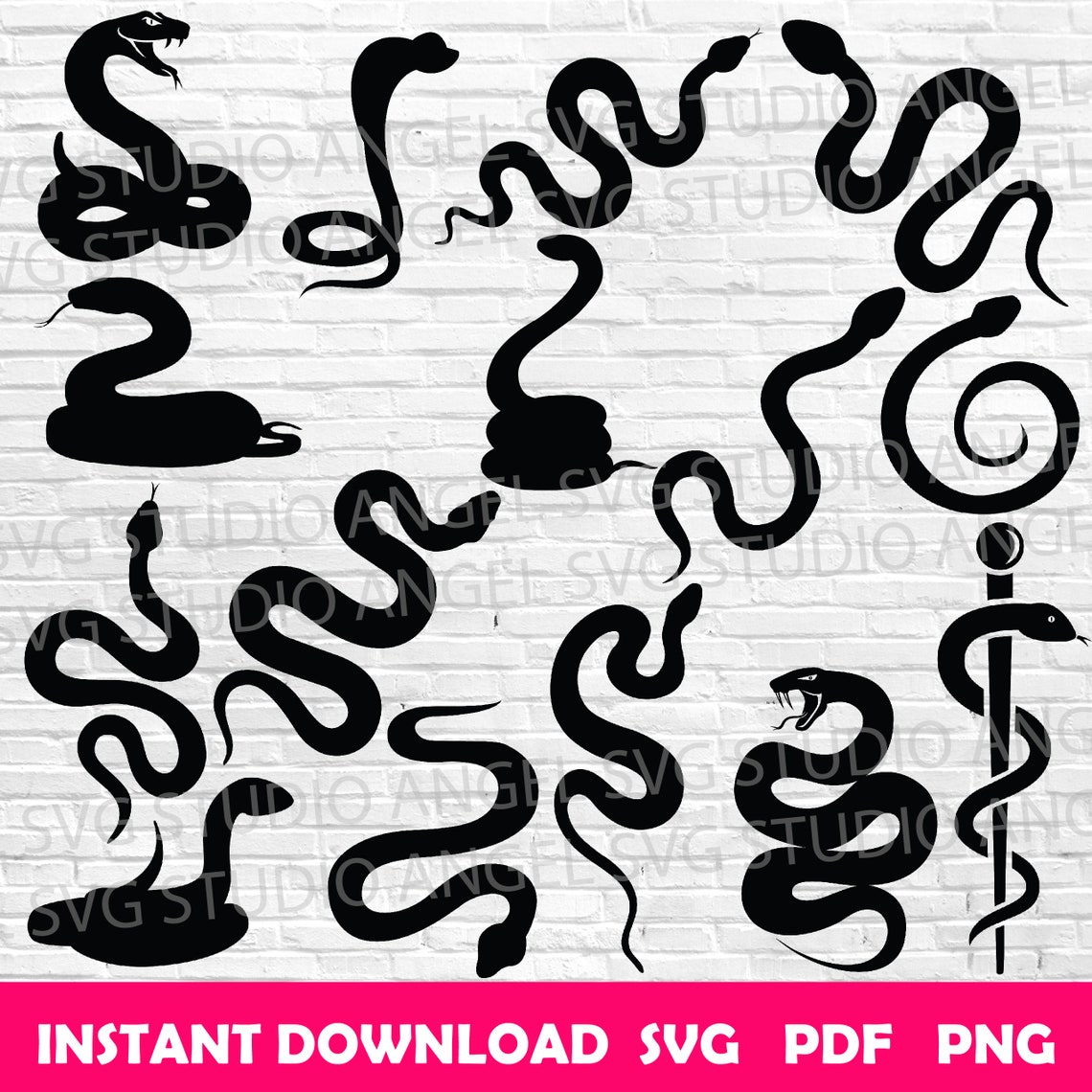 Snake Svg Snake Svg Cut Files Snake Cricut Svg Snake Clipart Snake ...