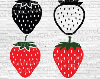 Erdbeere Monogramm Erdbeere Cricut Erdbeere Clipart Erdbeere Vektor Erdbeere geschnitten Datei Erdbeere svg svg Bündel Erdbeere Kontur