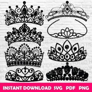 Tiara svg Tiara Cricut Tiara svg paquete Tiara svg archivos de corte Tiara silueta Tiara vector Tiara clipart Tiara de boda svg Tiara corona svg