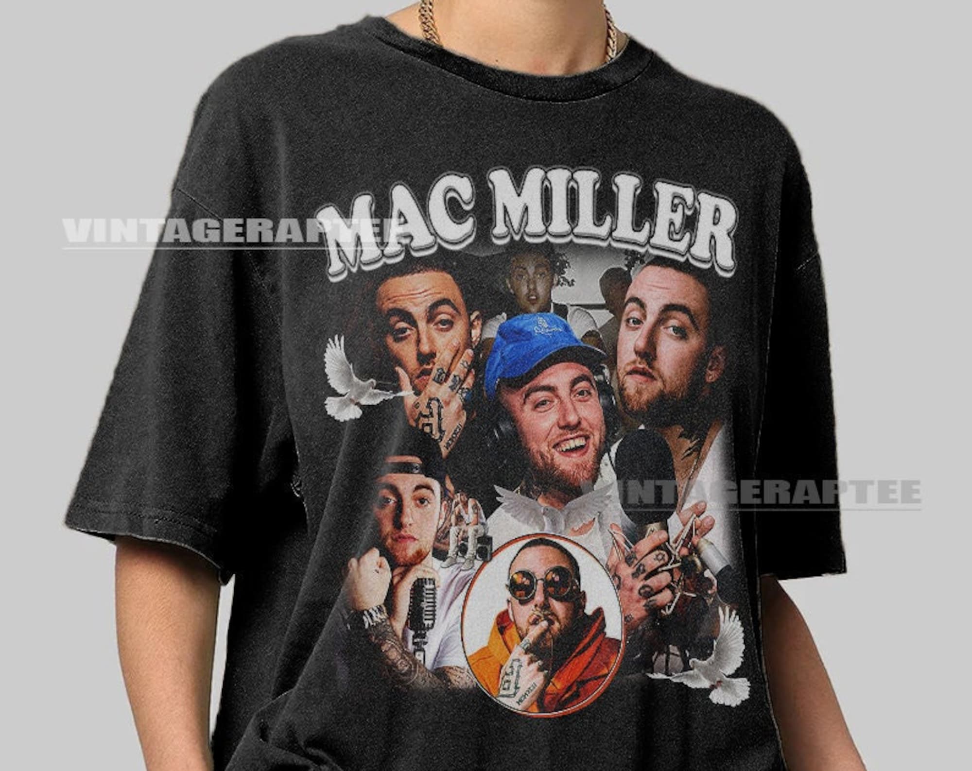 Discover Vintage Rapper Shirt, Mac Self Care Shirt, Circles T shirt, Miller Inspired T-Shirt