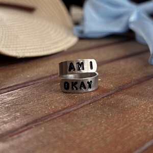 Megan Moroney Inspired Wrap Ring | Country Music Inspired | Am I Okay | Emo Cowgirl Am I Okay