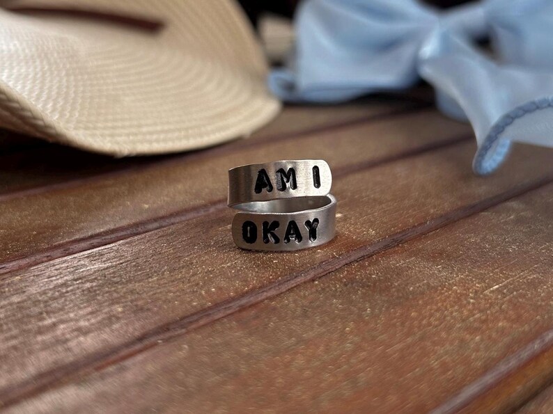 Megan Moroney Inspired Wrap Ring | Country Music Inspired | Am I Okay | Emo Cowgirl Am I Okay