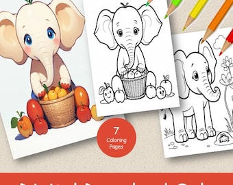 Kleurplaten Olifant Voor Kinderen Peuters Kleuters Peuters Kleurboek Eenvoudige Kleurplaten Homeschool Afdrukbaar Kleuterschool