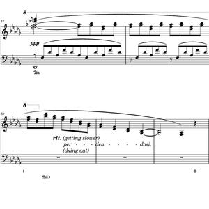 Consolations 3 by Franz Liszt Grade 6 Piano Sheet Music Score With Note ...