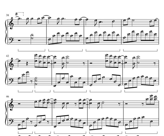 Fallin' Flower KPOP Piano Sheet Music - Seventeen (PDF) - Etsy