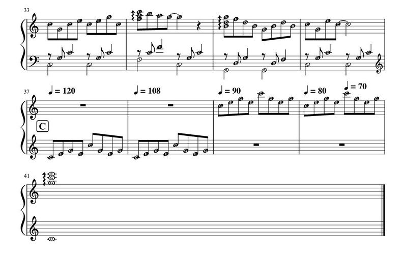 Music Box Dancer - Easy G3 + Hard G5 Piano Sheet Music With Note Names ...