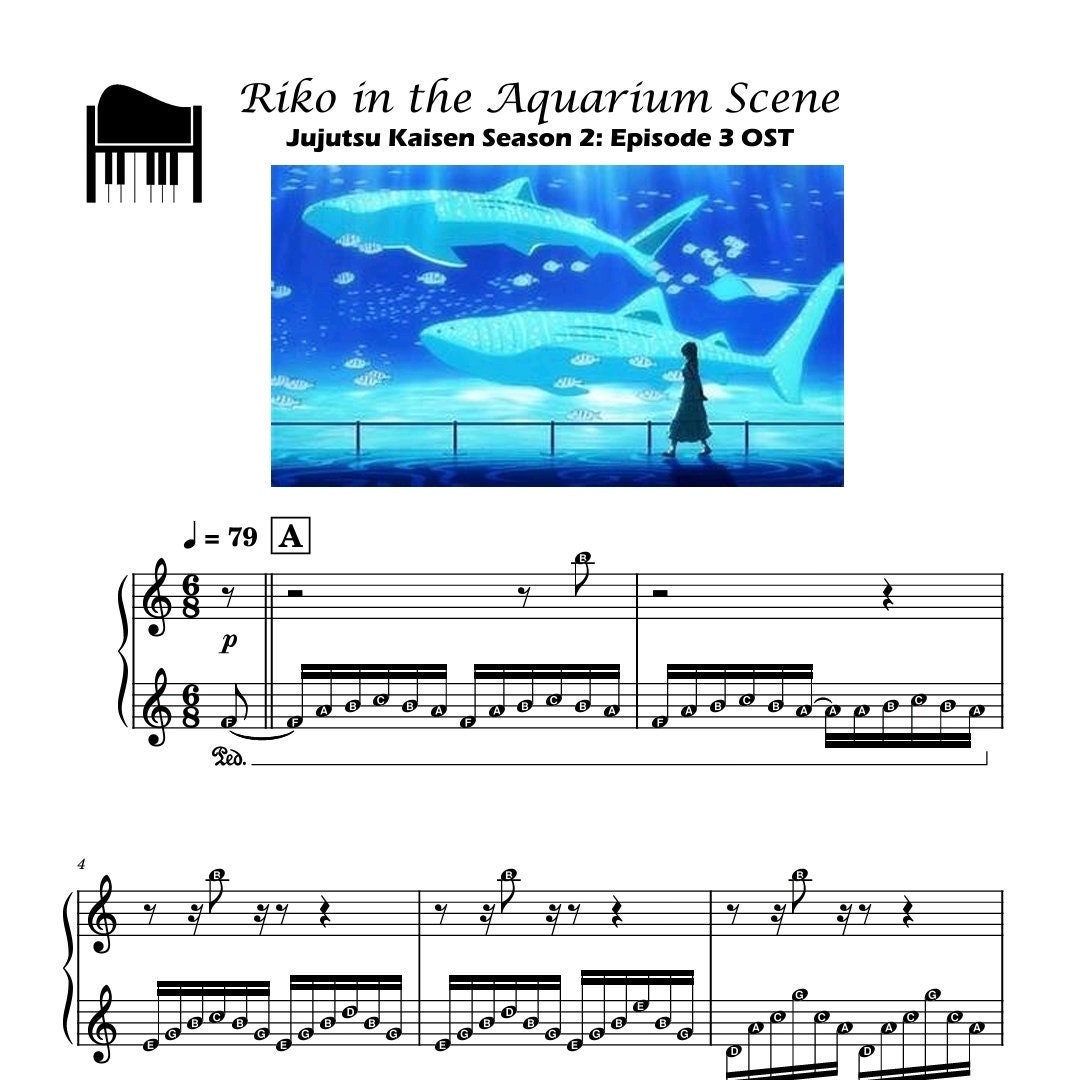 If I Am With You - Jujutsu Kaisen Piano Sheet Music (advanced