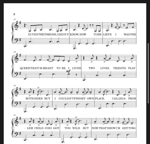 GoIden_by_Huntrix KP0P デーモンハンターズ ピアノ楽譜 音名付き