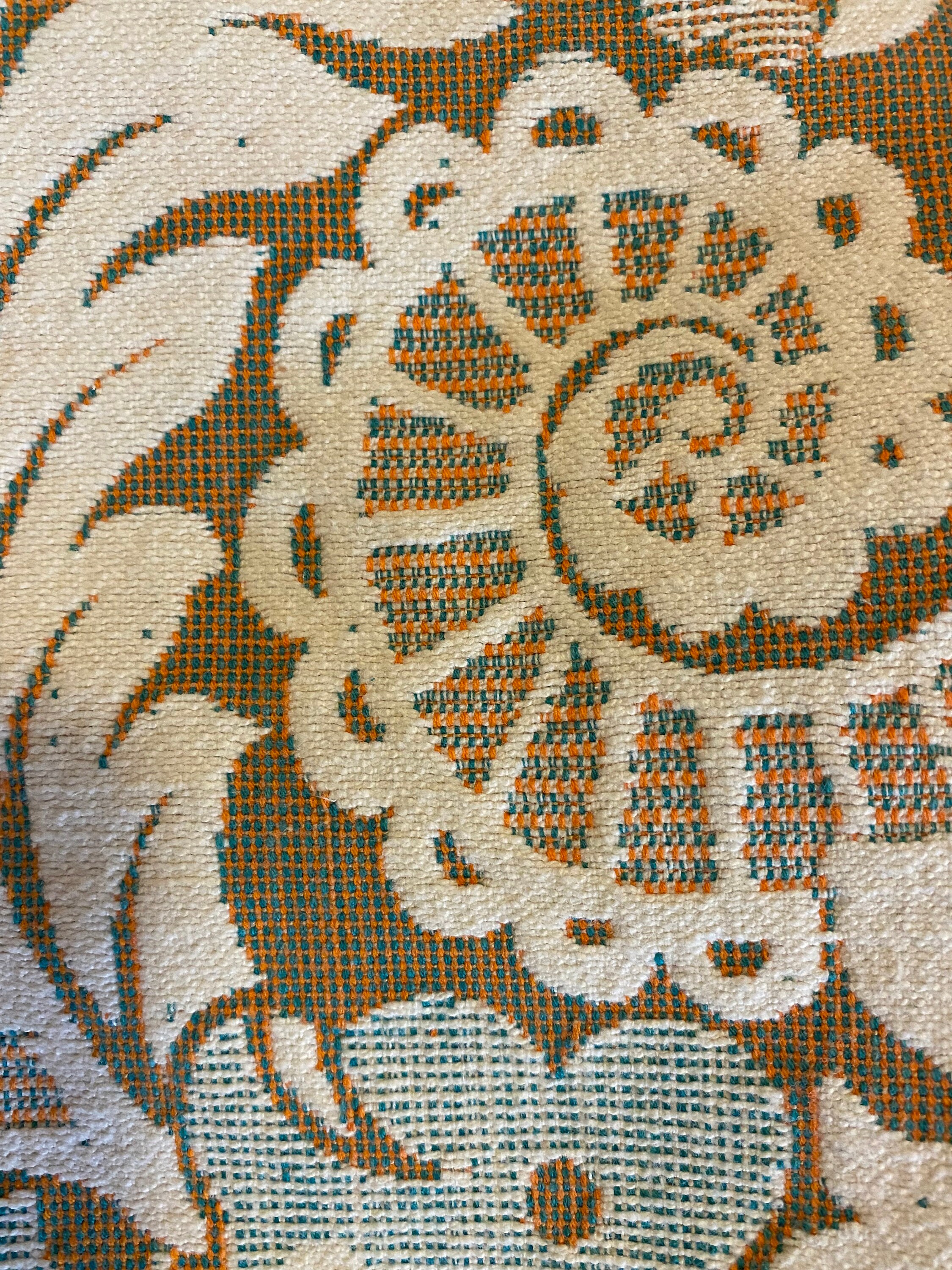 Vintage Full Size Brocade Bedspread Etsy