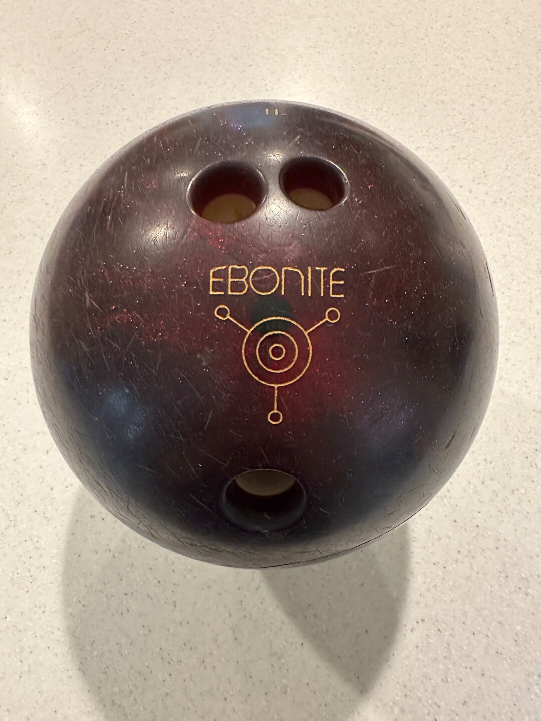 Vintage Ebonite Magnum 12 Pound Bowling Ball Etsy