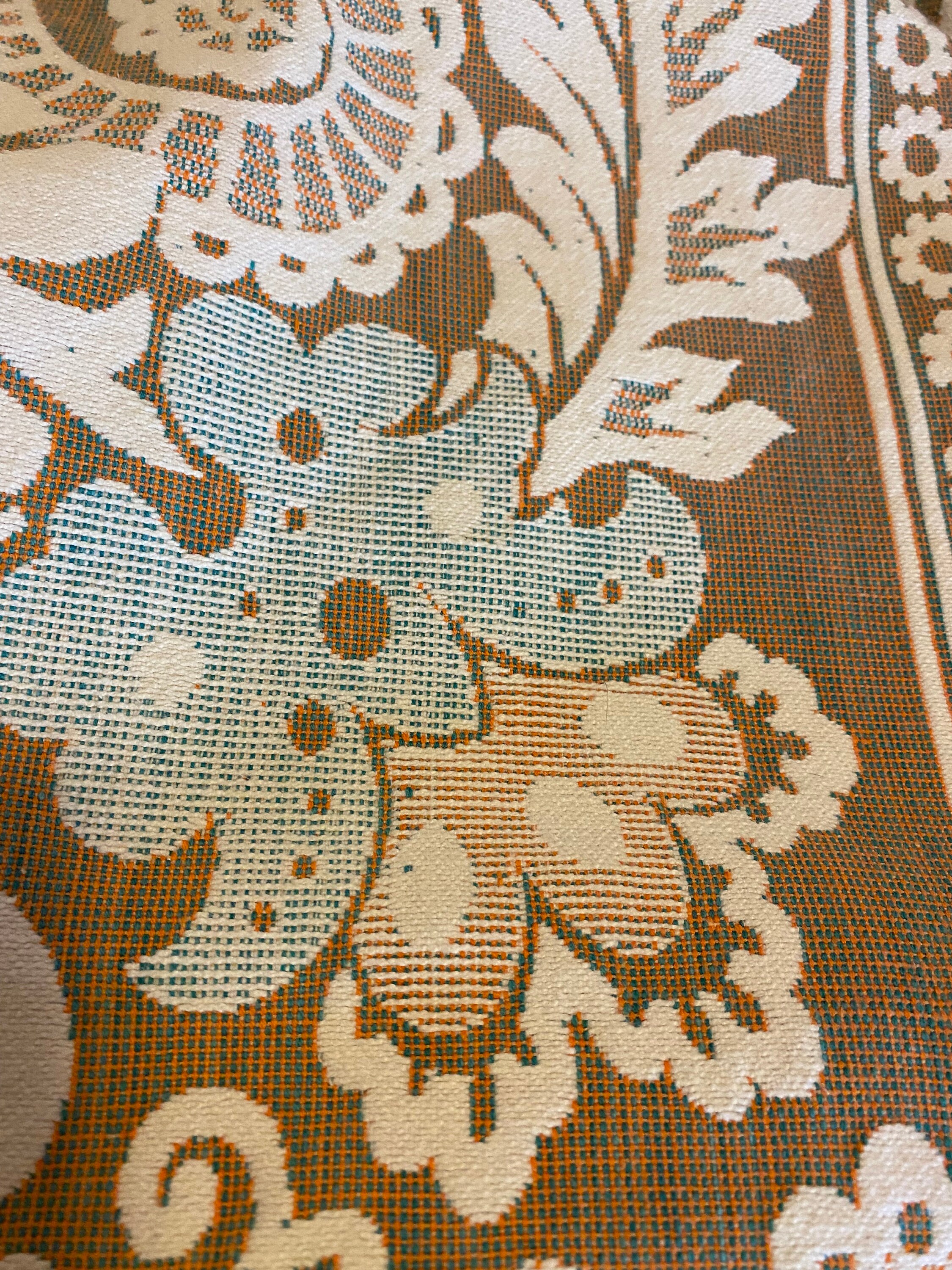 Vintage Full Size Brocade Bedspread Etsy