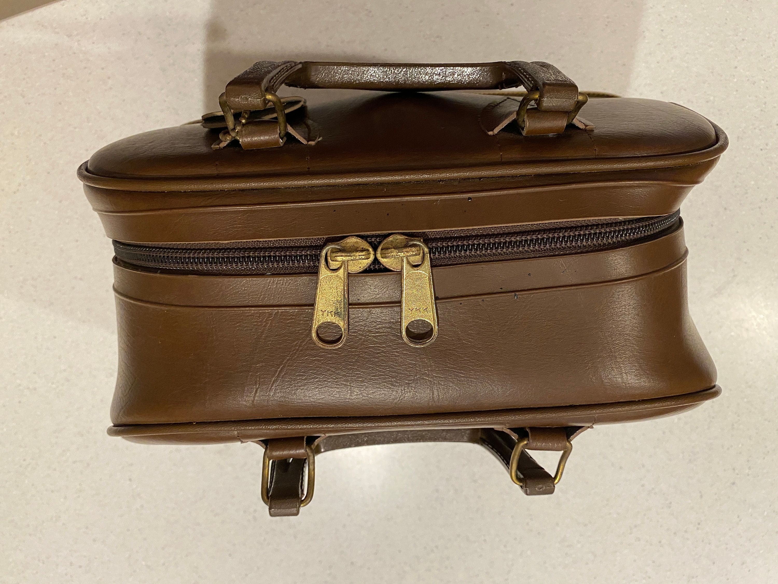 Vintage Chocolate Brunswick Colonial Bowling Bag Etsy