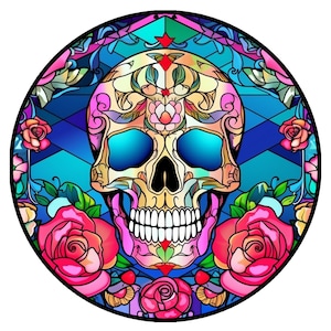 100 Stained Glass Car Coaster Sublimation Design, Car Coaster png Designs, Round Sublimation Design, Instant Download, Commercial Use Png