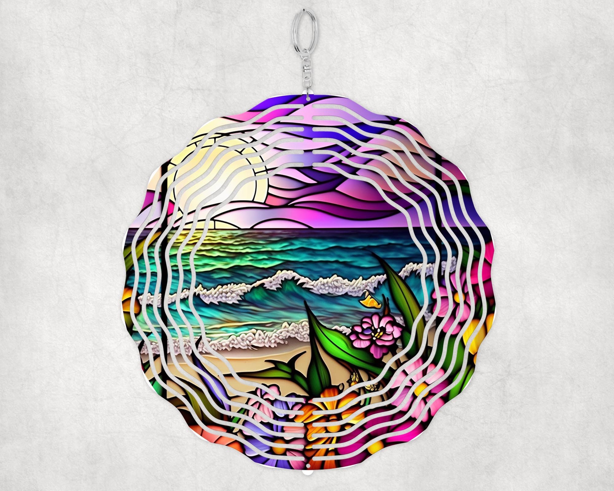 90+ Stained Glass Wind Spinner PNG Bundle , Windspinner Design Bundle ...
