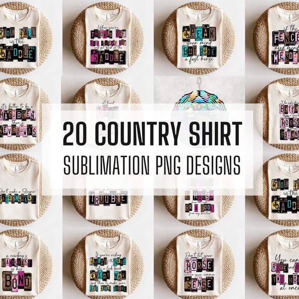 20+ Country Saying PNG Bundle, PNG Mega Bundle, Shirt PNG Design, Western North West Design, Digital Download