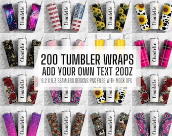 200+ Tumbler Wrap, Straight Tumbler, Sublimation, Design Bundle, Tumbler png, 20oz Straight Tumbler, Sunflower Tumbler Wrap, Tumbler PNG