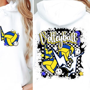 Volleyball Retro T-shirt Png Design, Retro Sublimation, Volleyball Digital Download PNG File, Commercial Use
