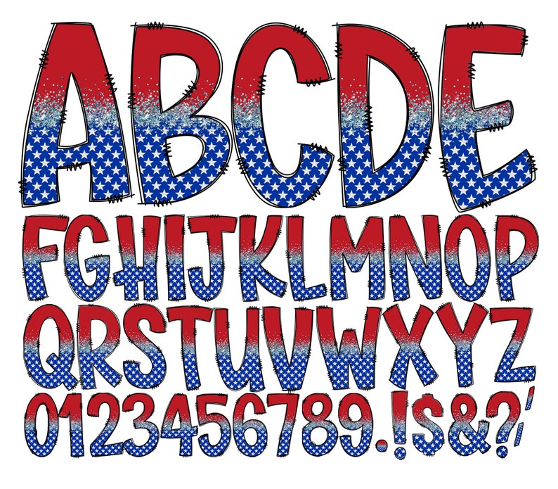 200+ MEGA BUNDLE - Doodle Letters! Uppercase & Lowercase, Entire Doodle ...