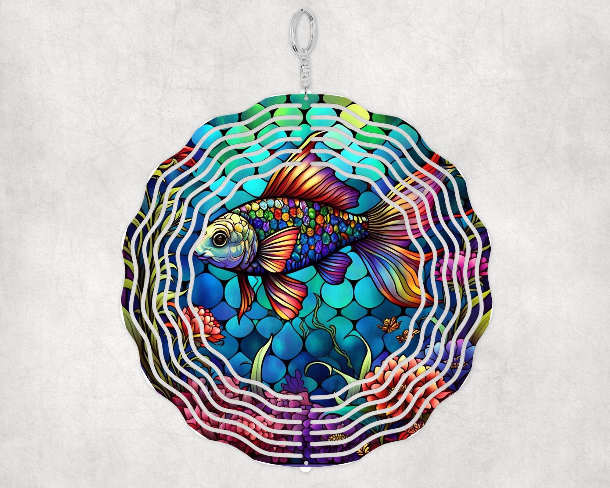 90+ Stained Glass Wind Spinner PNG Bundle , Windspinner Design Bundle ...