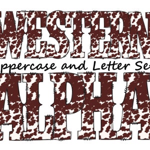 Impressão de vaca marrom Doodle Letras Alfabeto Ocidental, Animal hide Alfabeto PNG, Doodle Alfabeto Inteiro Maiúsculas e Números PNG
