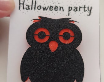 Broche Halloween hibou